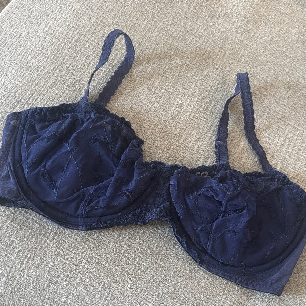 Victoria's Secret Midnight Blue Lace Bra